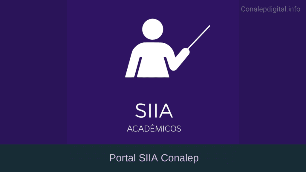 Portal SIIA Conalep